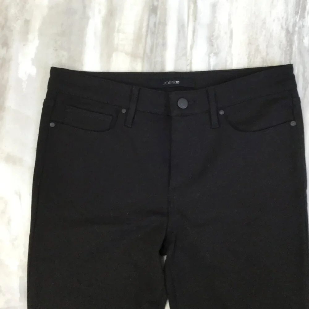 Joe's Jeans Lace Up Skinny Ankle Black Pant 29